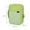 Τετραγωνική πράσινη κρεμώντας αδιάβροχη καλλυντική τσάντα πολυεστέρα